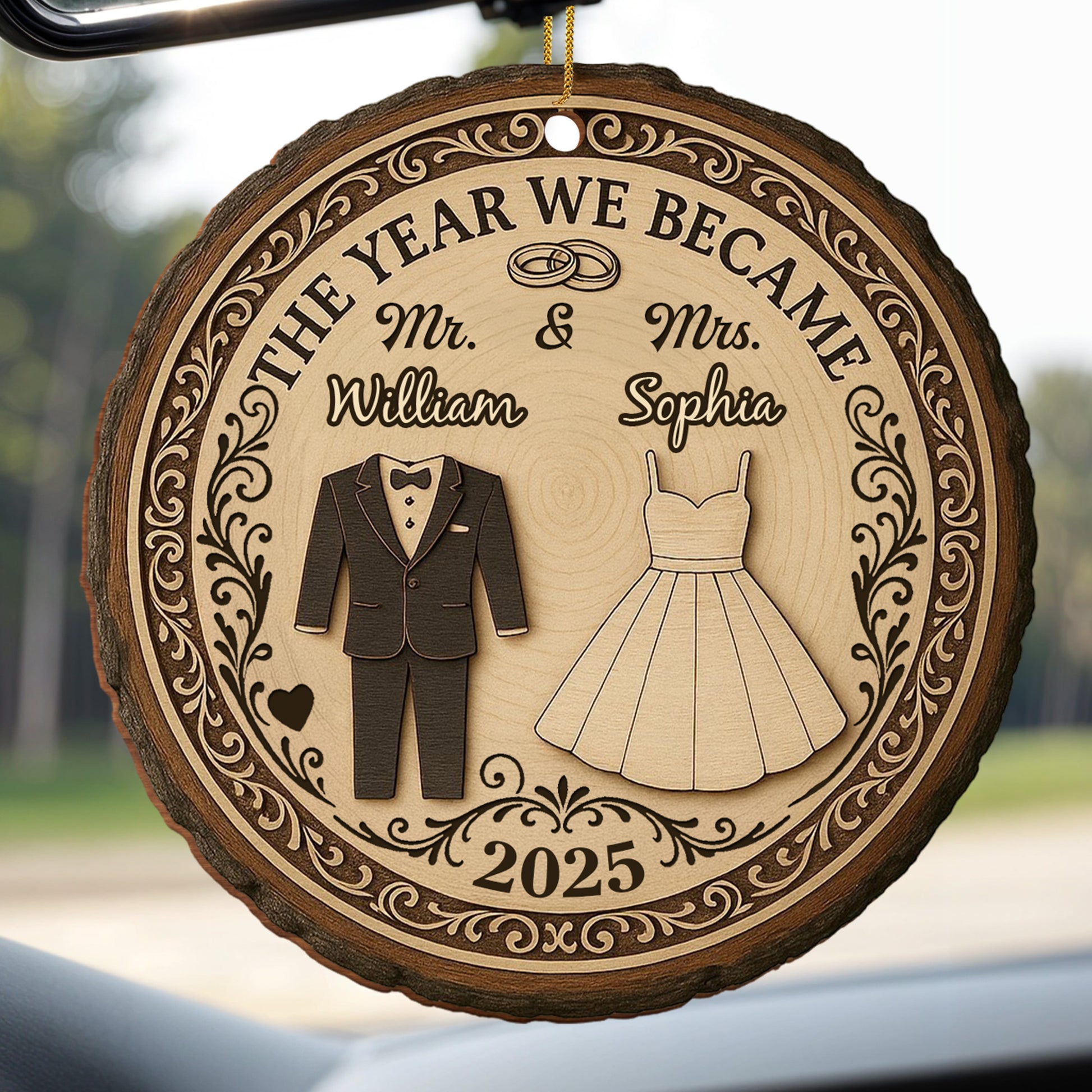 The Year We Became Mr and Mrs, Wedding Suit and Dress