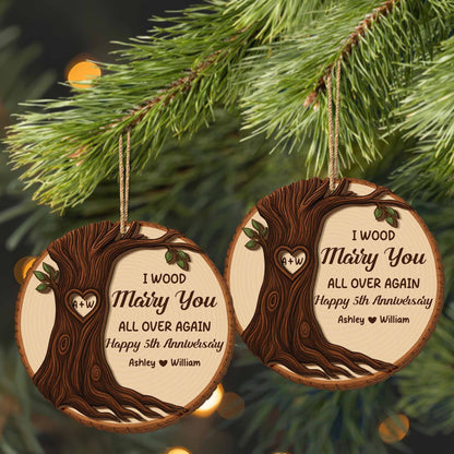 I Wood Marry You All Over Again, Tree Design