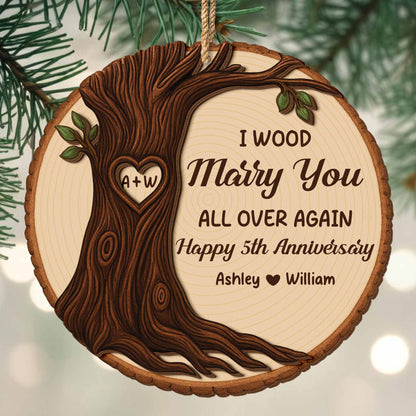 I Wood Marry You All Over Again, Tree Design