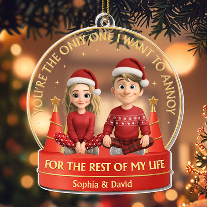 You're The Only One I Want To Annoy, Couple With Christmas Hats