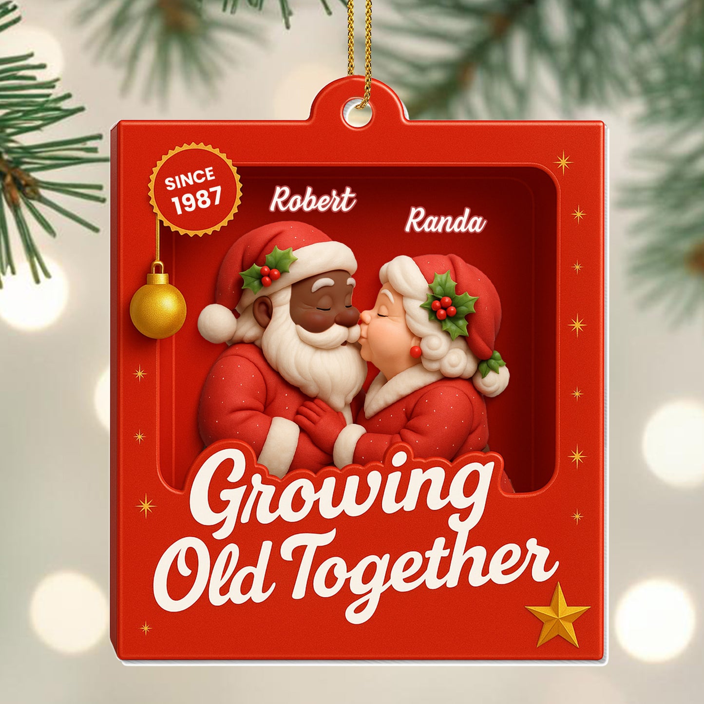 Growing Old Together, Santa Claus Ornament