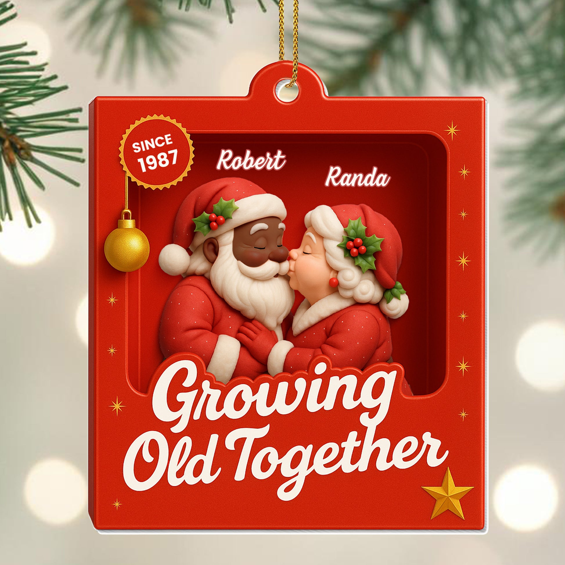 Growing Old Together, Santa Claus Ornament