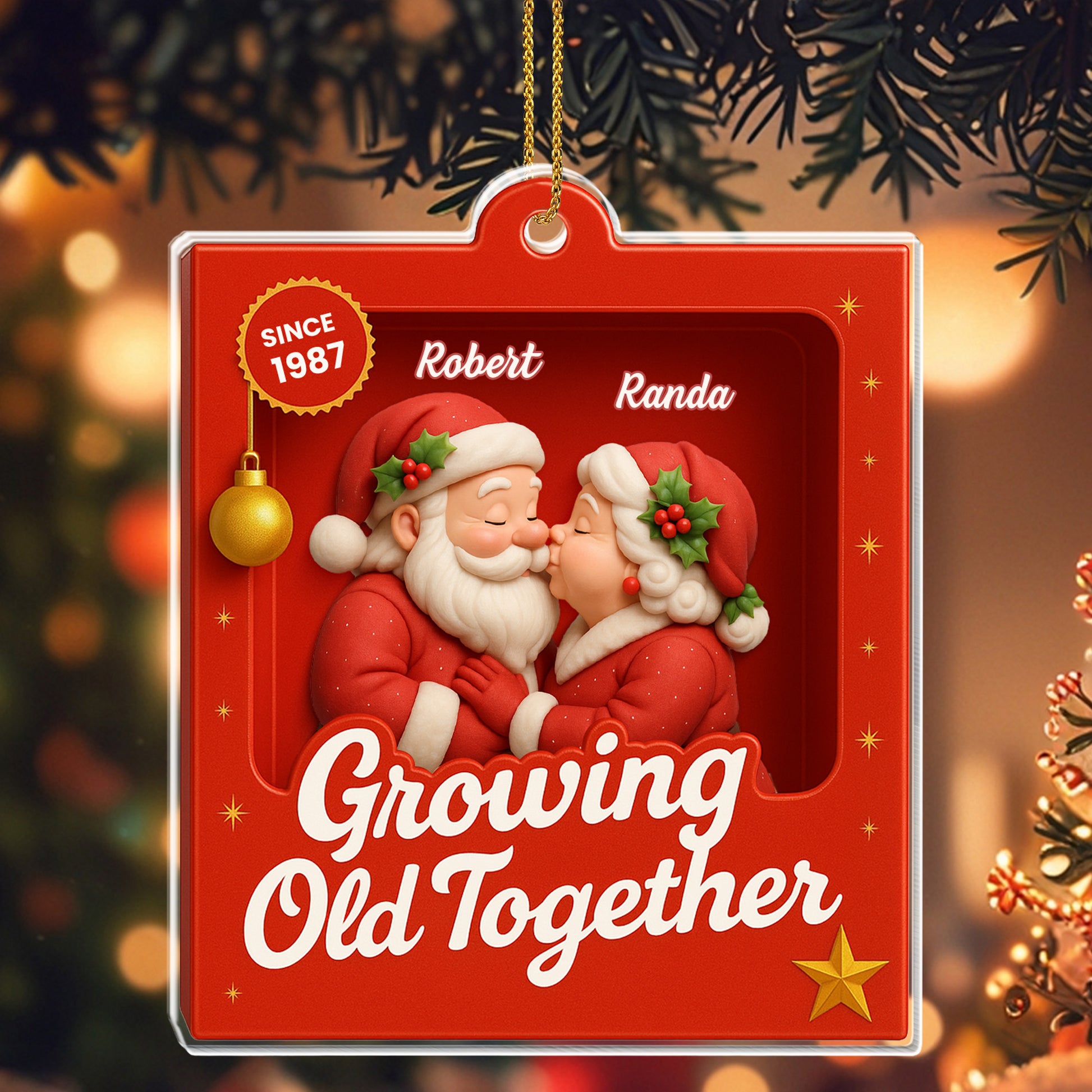 Growing Old Together, Santa Claus Ornament