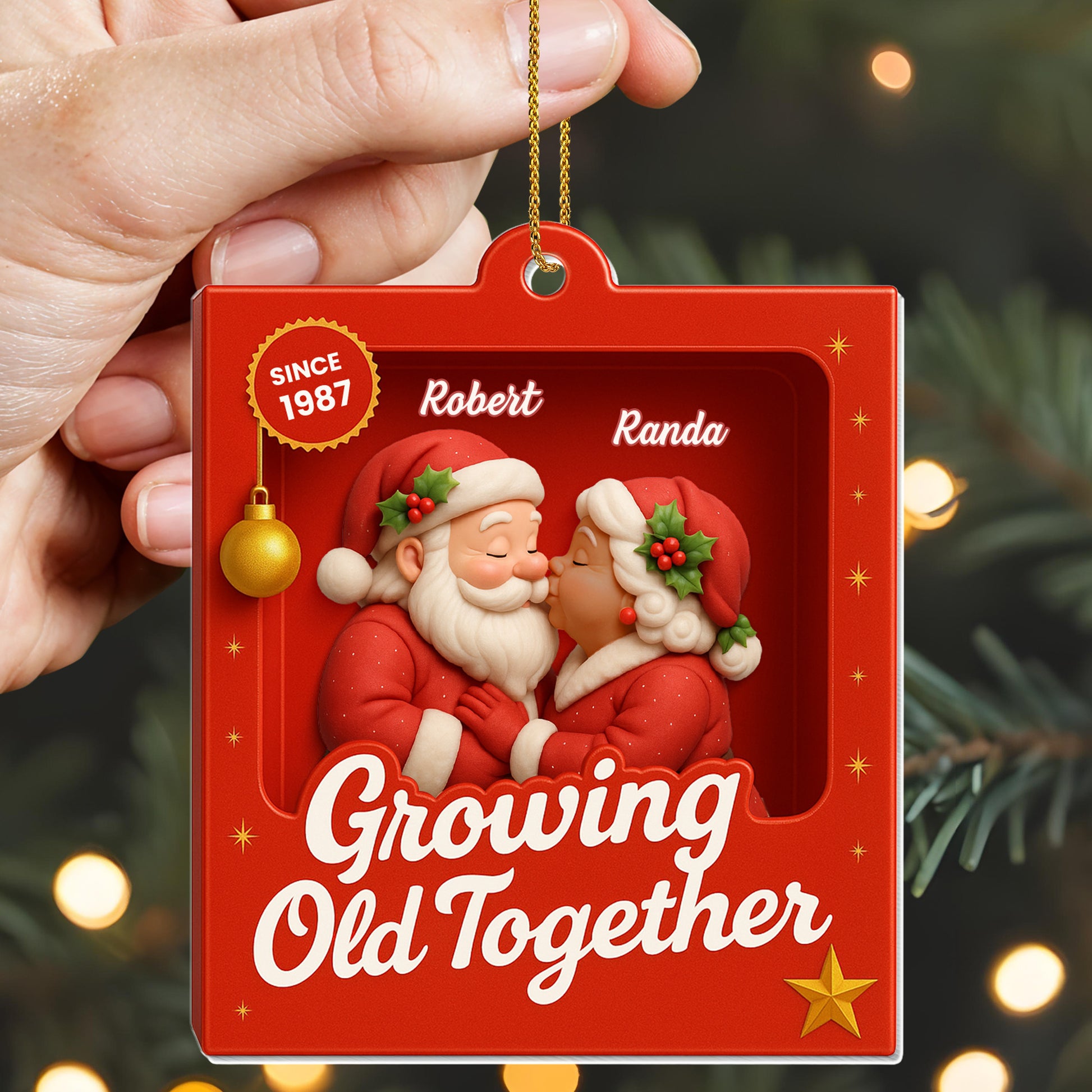 Growing Old Together, Santa Claus Ornament