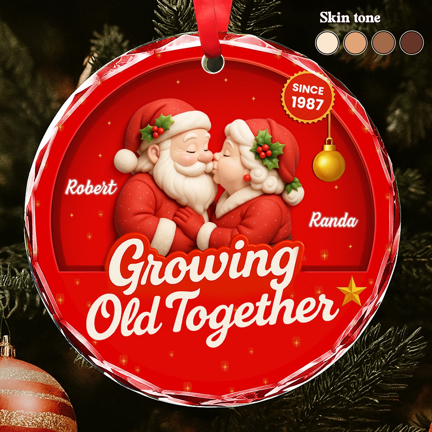 Growing Old Together Santa And Mrs Claus