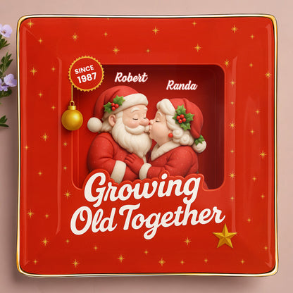 Growing Old Together, Santa Claus And Holly Berries