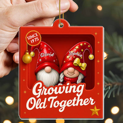 Growing Old Together, Gnome Couple Design