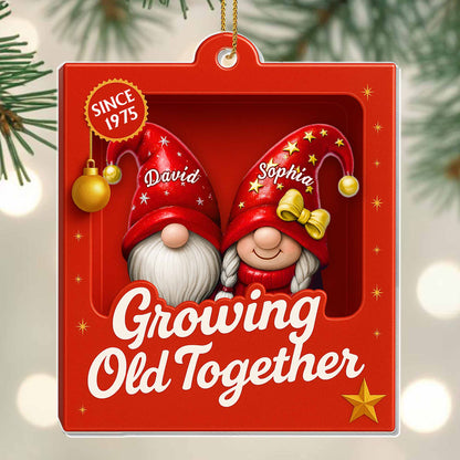 Growing Old Together, Gnome Couple Design