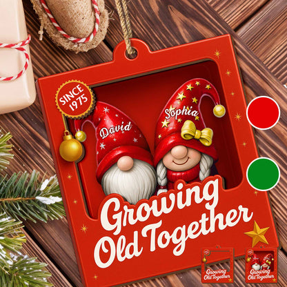 Growing Old Together, Christmas Gnome Ornament