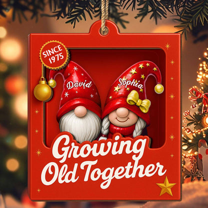 Growing Old Together, Christmas Gnome Ornament