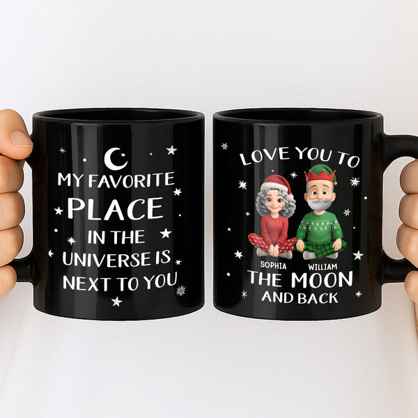 Favorite Place In The Universe, Love To The Moon, Stars, Christmas Outfits
