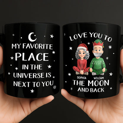 Favorite Place In The Universe, Love To The Moon, Stars, Christmas Outfits