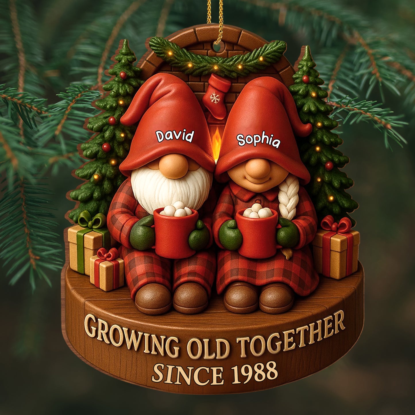 Growing Old Together With Gnomes And Christmas Trees