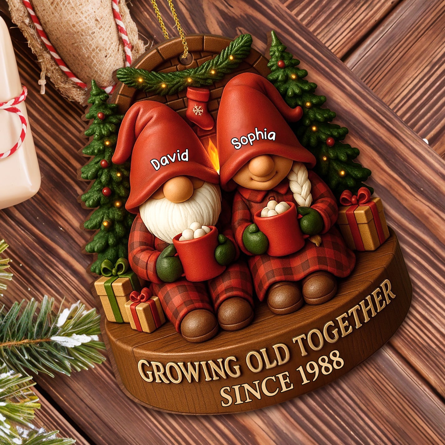 Growing Old Together With Gnomes And Christmas Trees