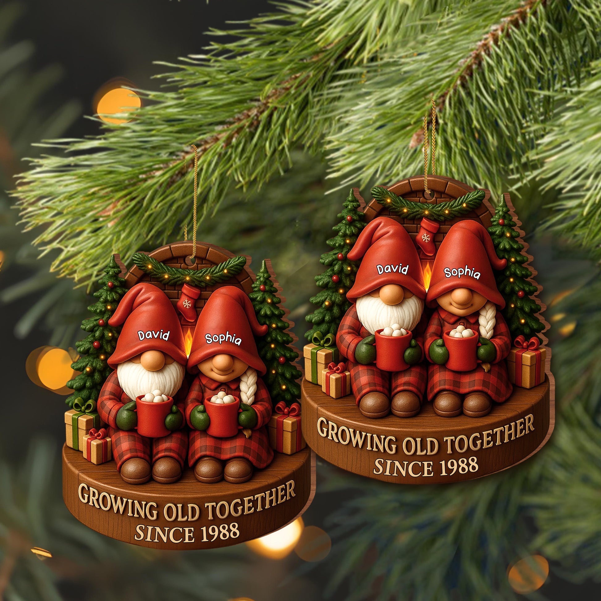 Growing Old Together With Gnomes And Christmas Trees