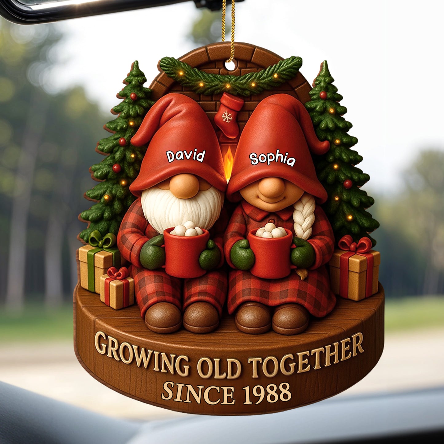 Growing Old Together With Gnomes And Christmas Trees