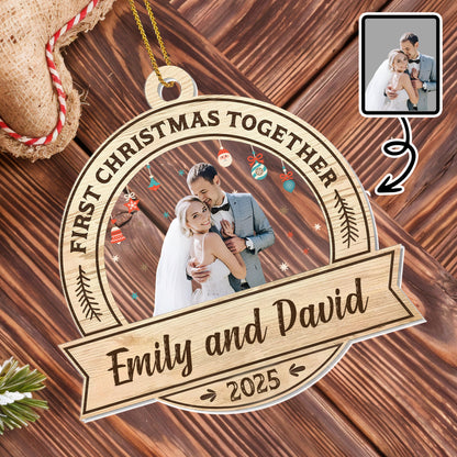 First Christmas Together With Wedding Charm