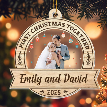 First Christmas Together With Wedding Charm