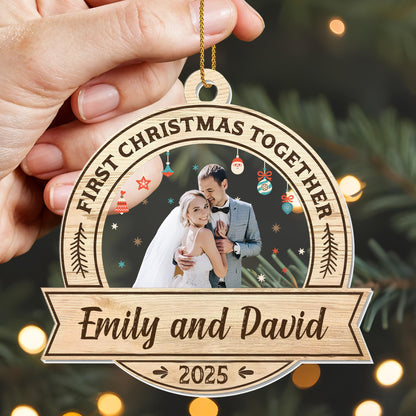 First Christmas Together With Wedding Charm