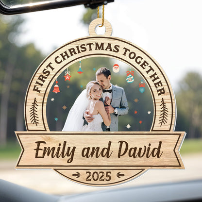 First Christmas Together With Wedding Charm