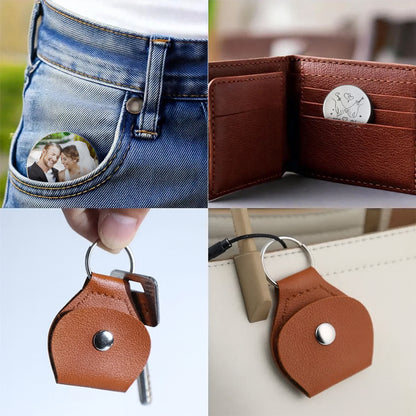 You & Me We Got This, Custom Keychain With Holding Hands and Heart