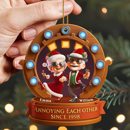 Annoying Each Other Since, Santa Hats, Glasses