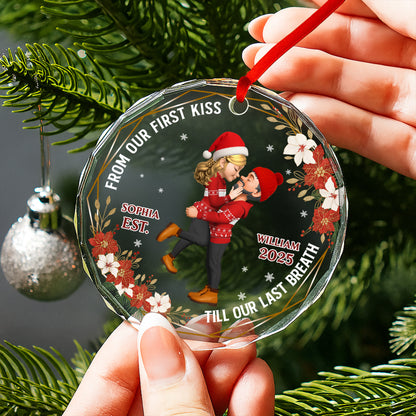 From Our First Kiss Till Our Last Breath, Couple And Flowers