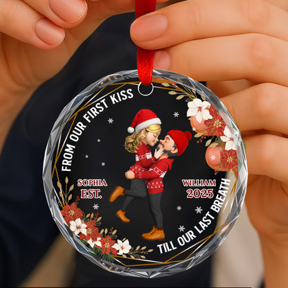 From Our First Kiss Till Our Last Breath, Couple And Flowers