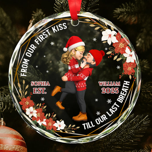 From Our First Kiss Till Our Last Breath, Couple And Flowers