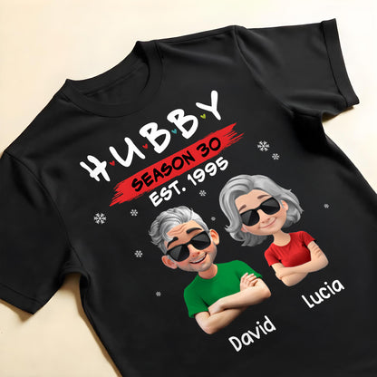 Hubby Season 30 Customizable Cartoon Couple Design