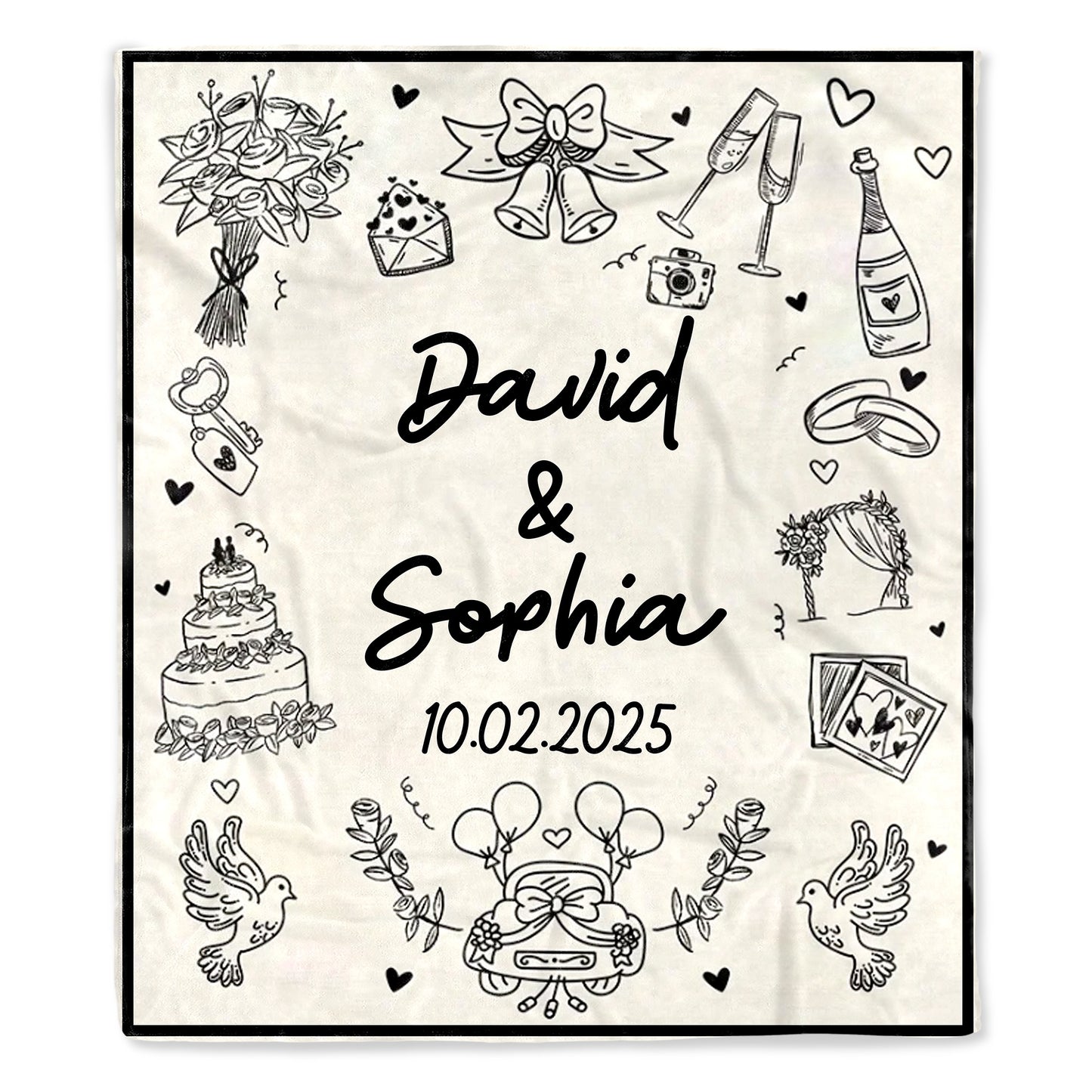 Create A Unique Wedding Keepsake With Birds And Flowers