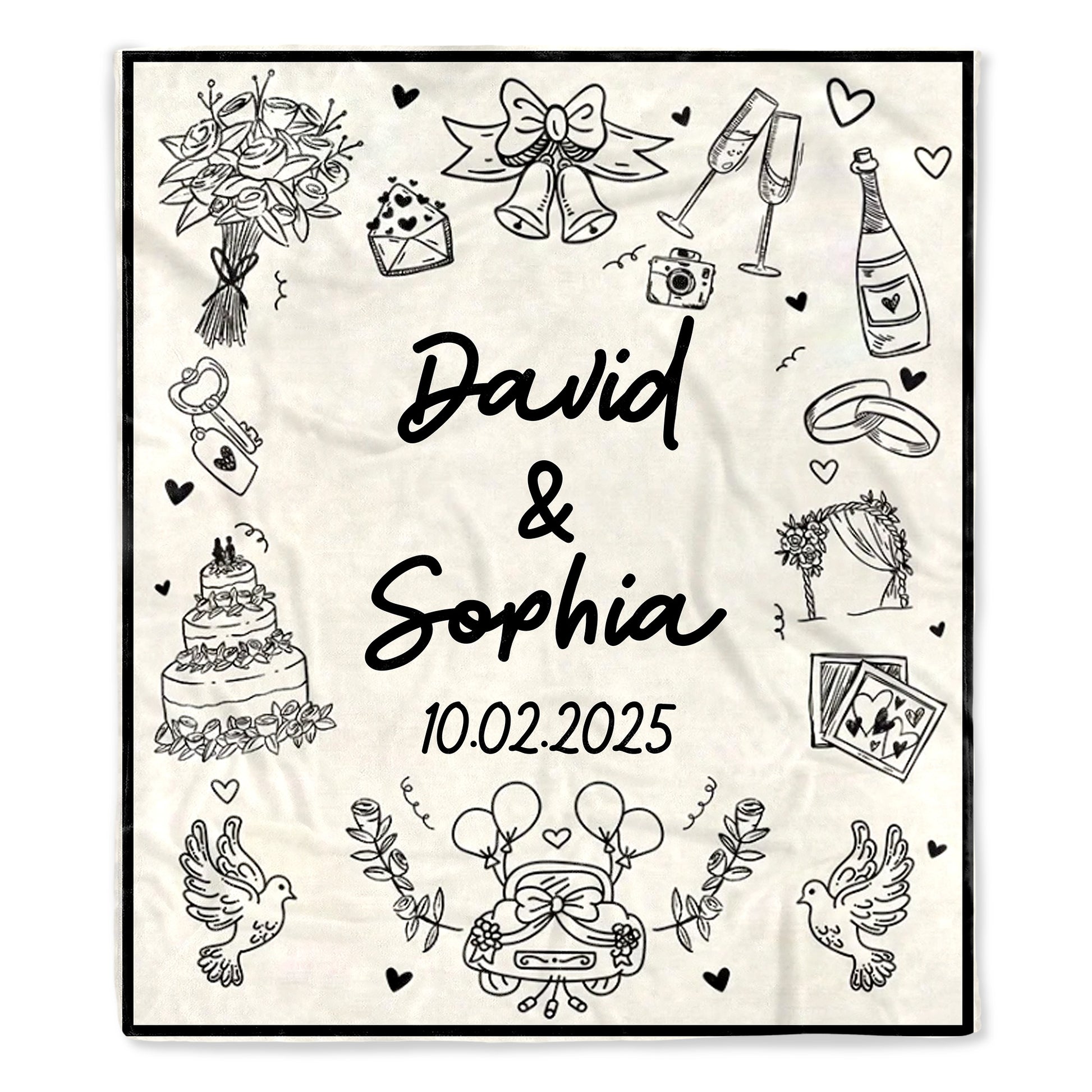 Create A Unique Wedding Keepsake With Birds And Flowers