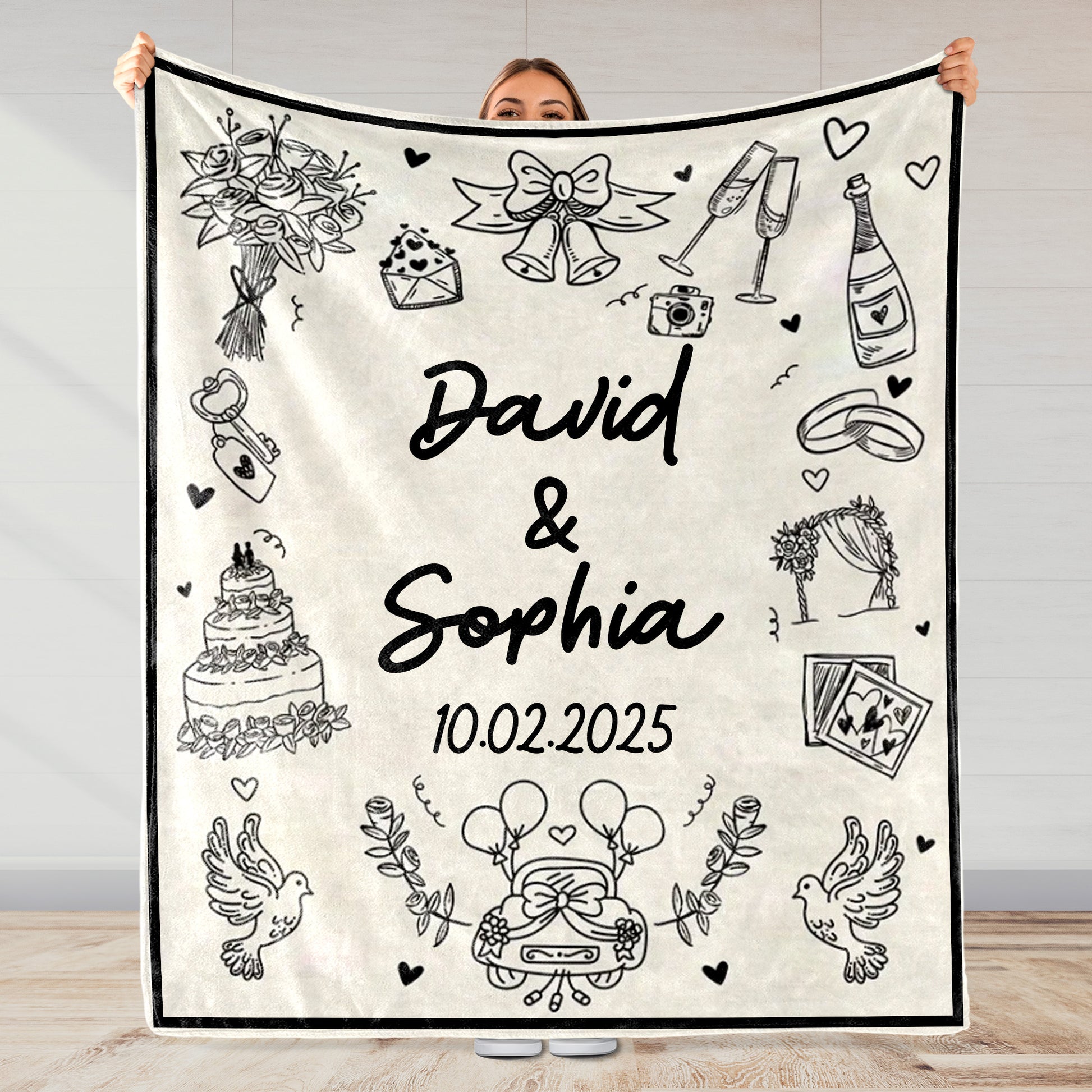 Create A Unique Wedding Keepsake With Birds And Flowers