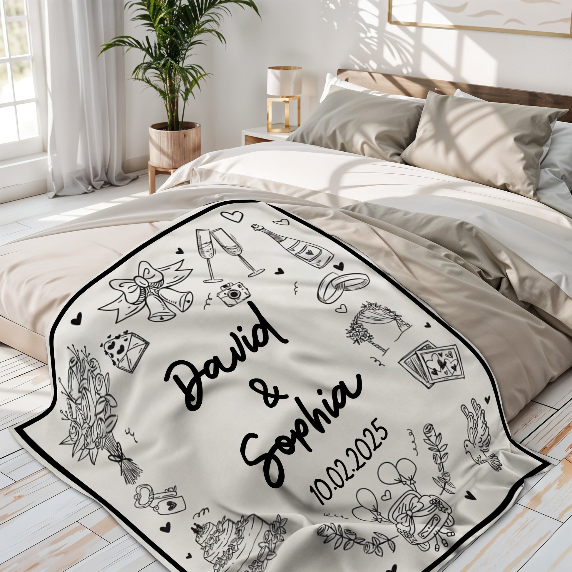 Create A Unique Wedding Keepsake With Birds And Flowers