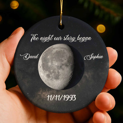 The Night Our Story Began Moon And Stars
