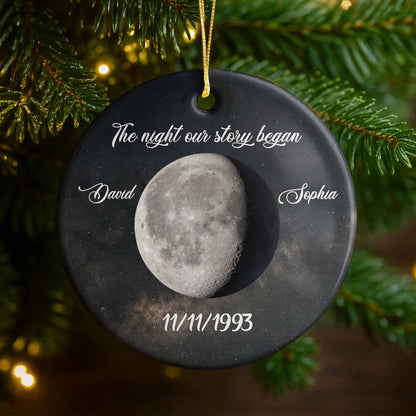 The Night Our Story Began Moon And Stars