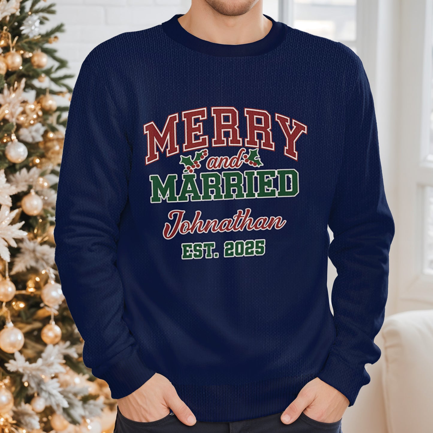 Merry And Married Festive Jumper