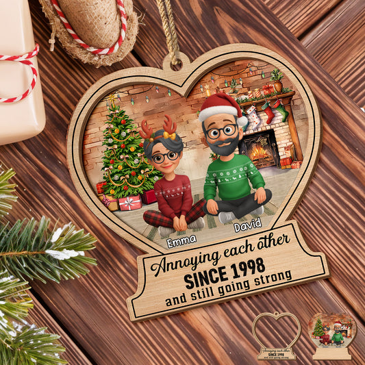 Annoying Each Other Since, Christmas Tree and Fireplace