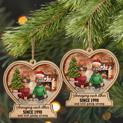 Annoying Each Other Since, Christmas Tree and Fireplace