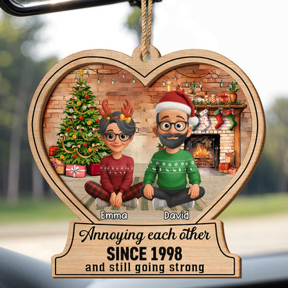 Annoying Each Other Since, Christmas Tree and Fireplace