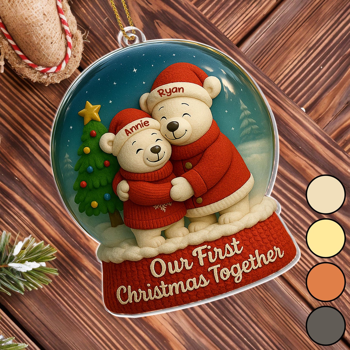 Our First Christmas Together, Bears and Christmas Tree