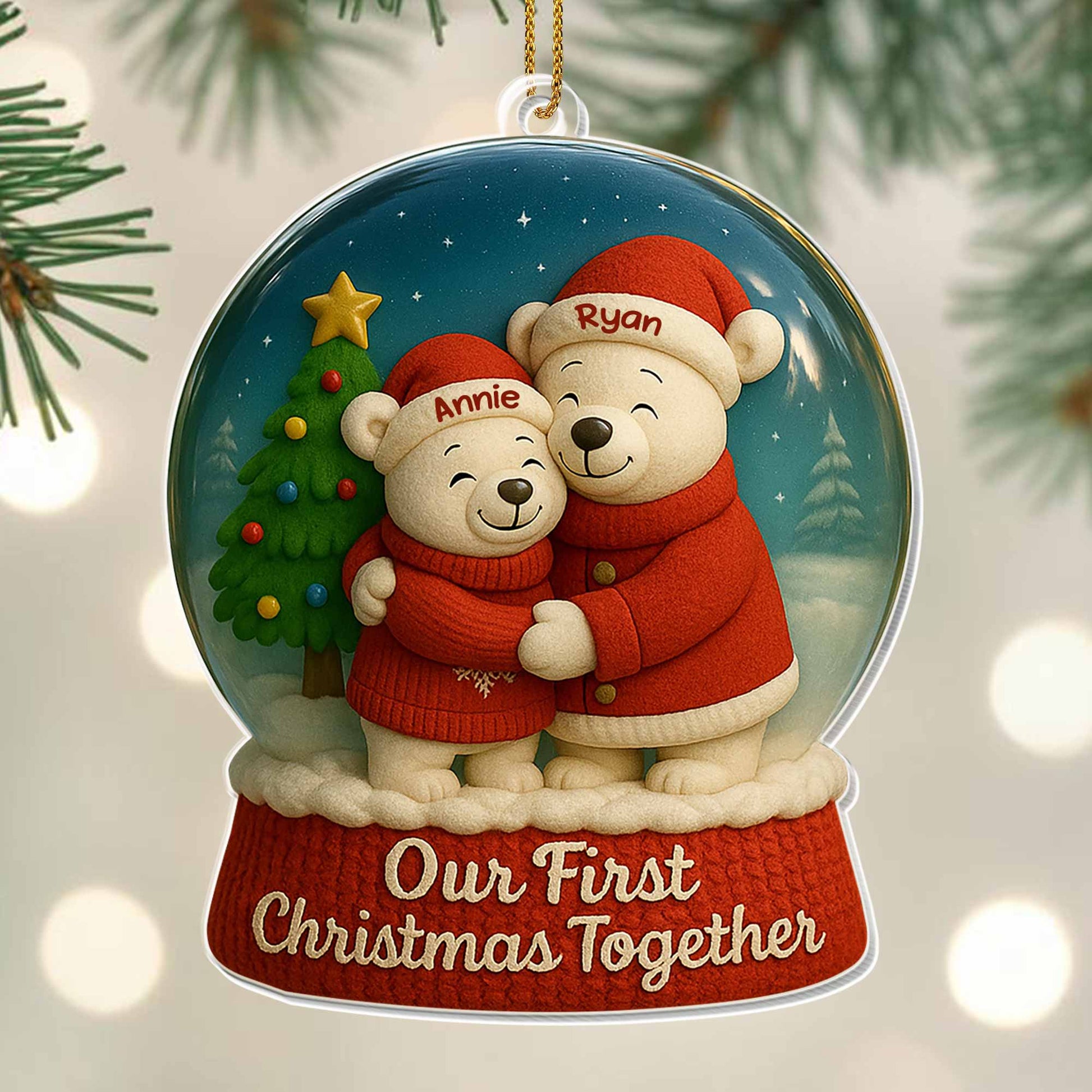 Our First Christmas Together, Bears and Christmas Tree