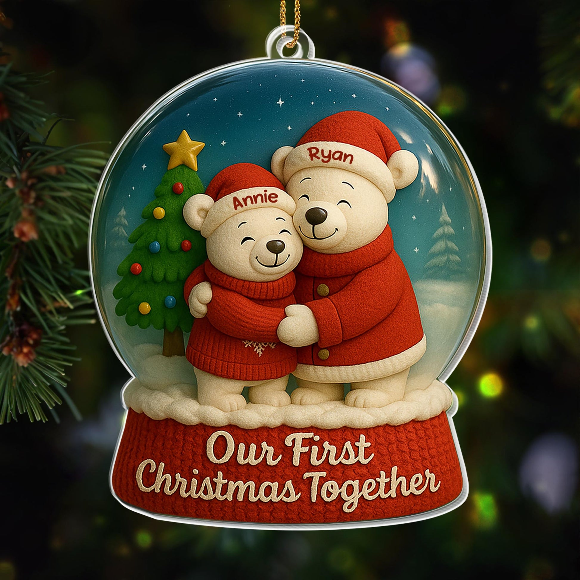 Our First Christmas Together, Bears and Christmas Tree