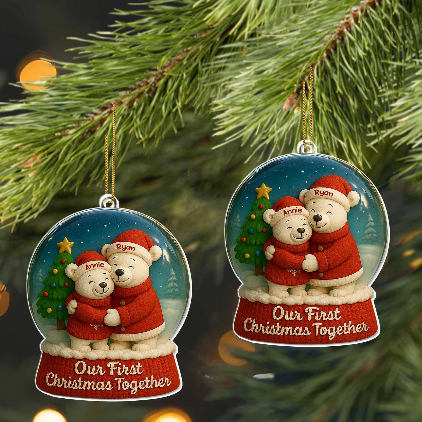 Our First Christmas Together, Bears and Christmas Tree