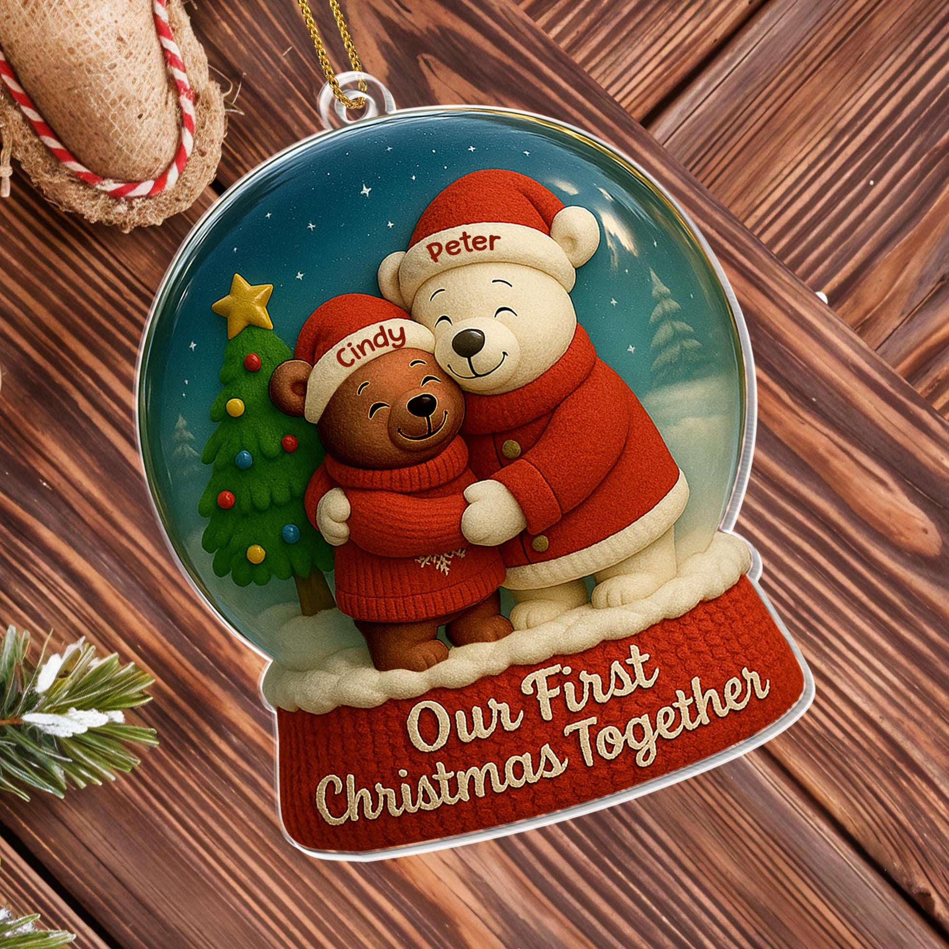Our First Christmas Together, Bears and Christmas Tree