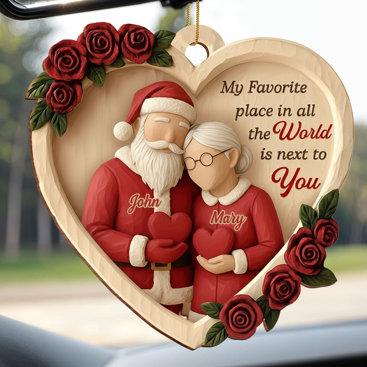 My Favorite Place Is Next to You, Roses and Santa Hats
