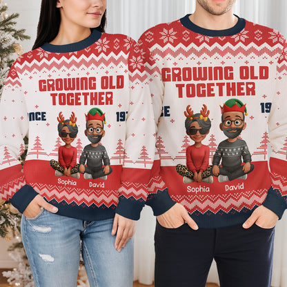 Growing Old Together, Reindeer Headband Sweater Design