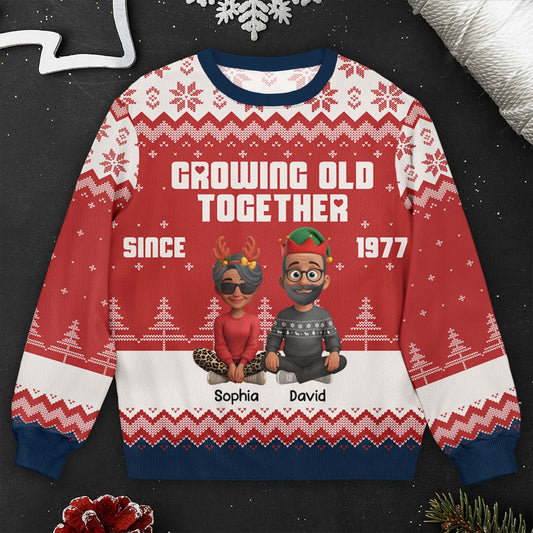 Growing Old Together, Reindeer Headband Sweater Design