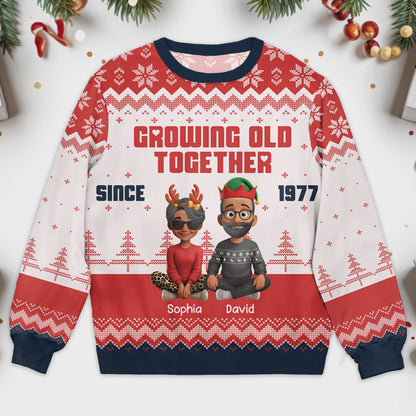 Growing Old Together, Reindeer Headband Sweater Design