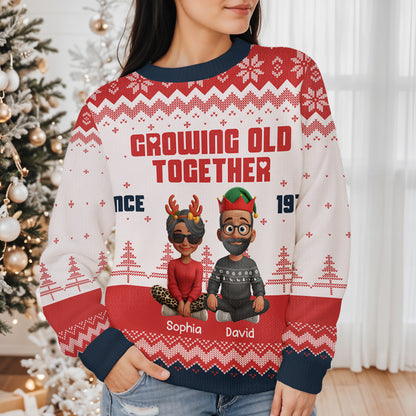 Growing Old Together, Reindeer Headband Sweater Design